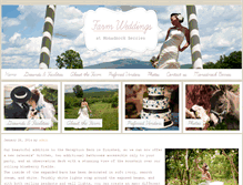 Tablet Screenshot of farmweddings.us